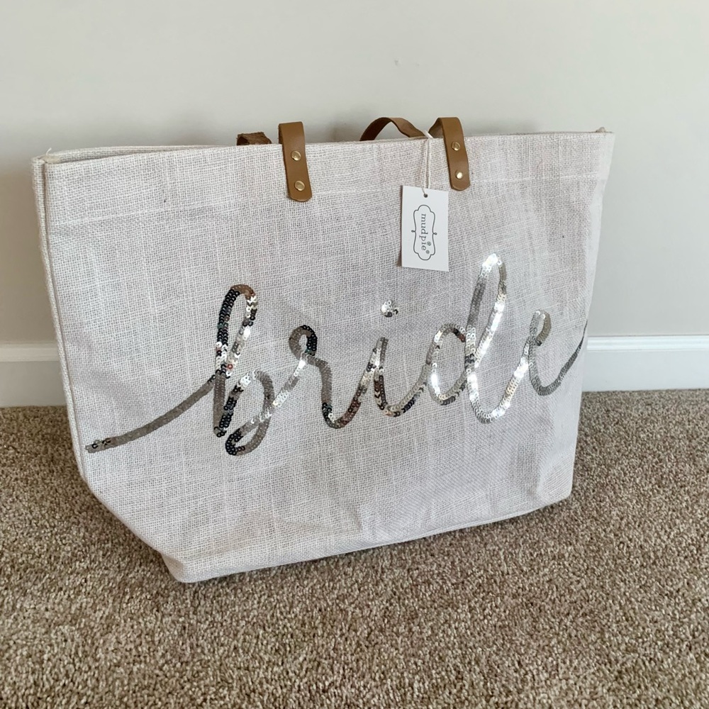 Canvas Bride Tote Bag